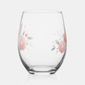 Transparante glazen met een kat en pioenen (Rechts)