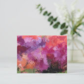 TRANSPARANTE KLORFUL PASTEL BRIEFKAART (Staand voorkant)