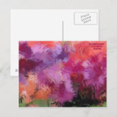 TRANSPARANTE KLORFUL PASTEL BRIEFKAART (Voorkant / Achterkant)