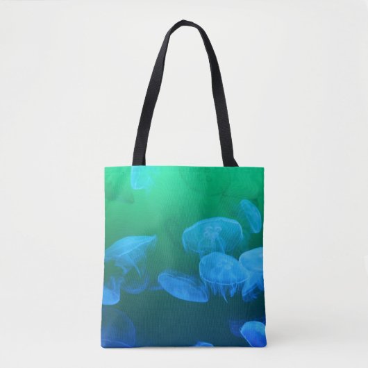 Transparante kwallen tote bag (Voorkant)