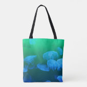 Transparante kwallen tote bag (Achterkant)