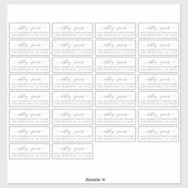 Transparante labels voor retouradres 3,42 x 1,45-i