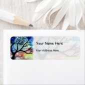 Transparante lagen structuur en inkt etiket (Insitu)