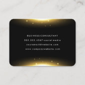 Transparante Lichtvonken Visitekaartje (Achterkant)