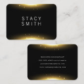 Transparante Lichtvonken Visitekaartje (Voorkant / Achterkant)