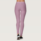 Transparante, moderne witte rozenkunst leggings (Achterkant)