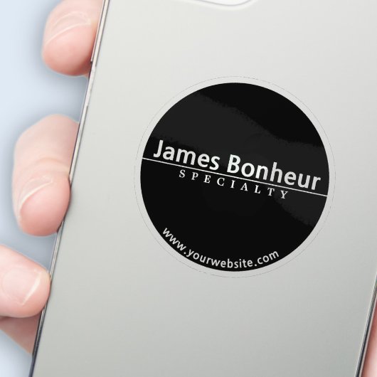 Transparante of Ondoorzichtige Eenvoudige Moderne  Sticker