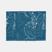 Transparante omdraaien die Ashley herhalen Kies kl Fleece Deken (Voorkant (Horizontaal))