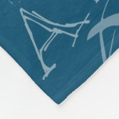 Transparante omdraaien die Ashley herhalen Kies kl Fleece Deken (Hoek)