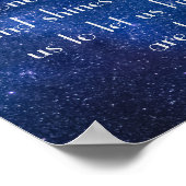 Transparante openingen voor verloren gegane oons E Poster (Hoek)