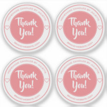 Transparante pasta Hartelijk dank voor stickerlabe