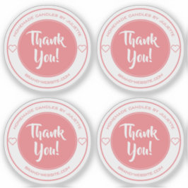 Transparante pasta Hartelijk dank voor stickerlabe Sticker