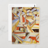 Transparante perspectieven vergroot door Paul Klee Briefkaart (Voorkant / Achterkant)
