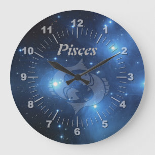 Transparante Pisces Grote Klok