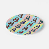 Transparante Pop Art Mona Lisa Paper Bord (Gekanteld)