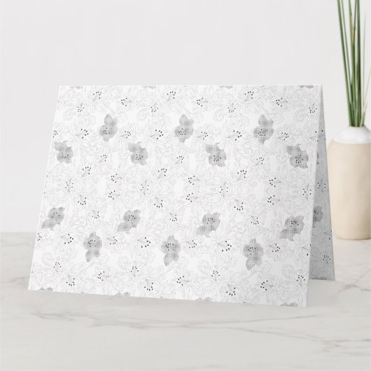 Transparante rasterbedekking – bewerkbare PNG-stru Bedankkaart (Voorkant)