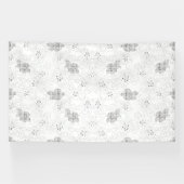 Transparante rasteroverlay – Bewerkbare PNG-textuu Spandoek (Horizontaal)