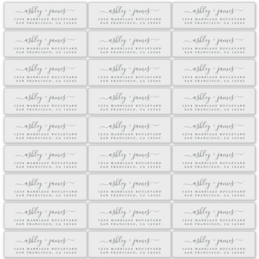 Transparante retouradreslabels 4,45 x 1,45 inch 27 sticker (Voorkant)