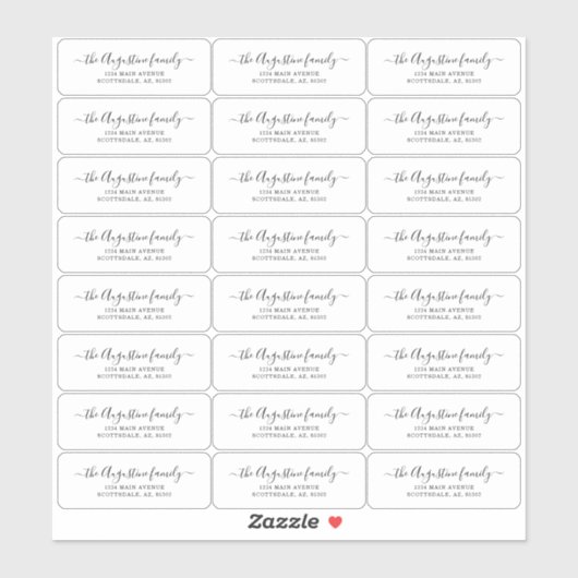 Transparante Retouradreslabels Sticker (Vel)