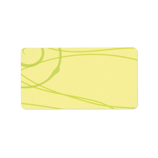 Transparante Rozen die het etiket van het Adres va (Voorkant)