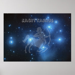 Transparante Sagittarius Poster