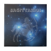 Transparante Sagittarius Tegeltje (Voorkant)