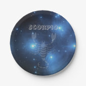 Transparante Scorpio Papieren Bordje (Voorkant)