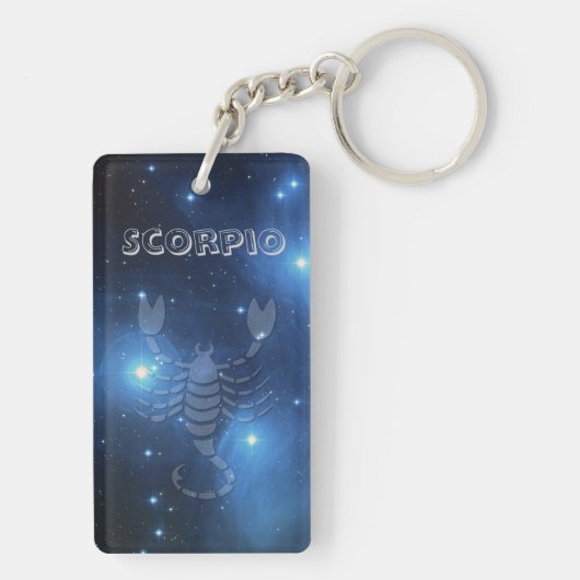 Transparante Scorpio Sleutelhanger (achterkant)