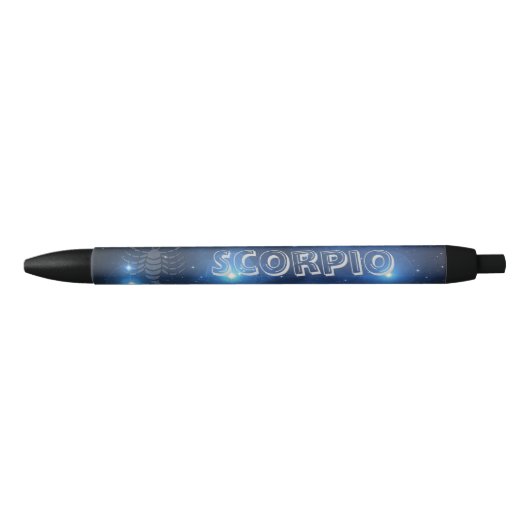 Transparante Scorpio Zwarte Inkt Pen (Voorkant)