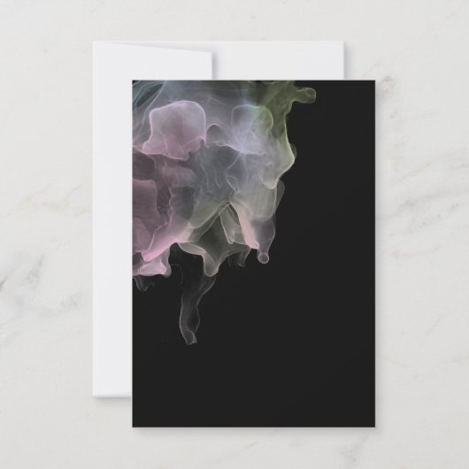 Transparante Silk Elegant Sla de datum Kaart op (Achterkant)