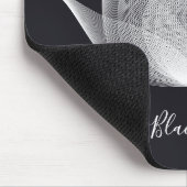 Transparante Sjabloon van Lotus Black en White Flo Muismat (Hoek)