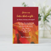 Transparante Star Bat Bar Mitzvah Party Card Kaart (Staand voorkant)