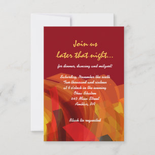 Transparante Star Bat Bar Mitzvah Party Card Kaart