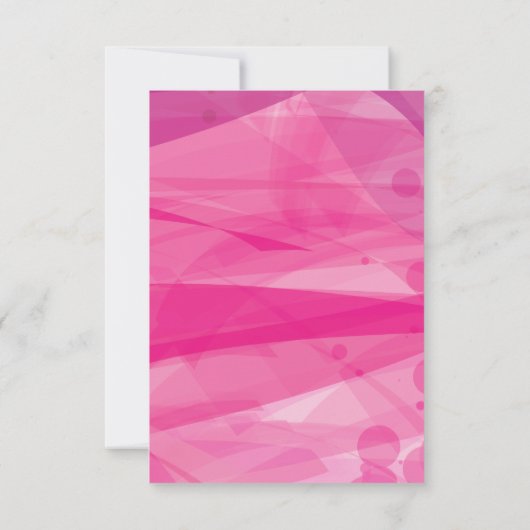 TRANSPARANTE STAR Bat Mitzvah Reception Kaart (Achterkant)