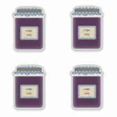 Transparante Stickers voor geleiproducten voor dru (Voorkant)