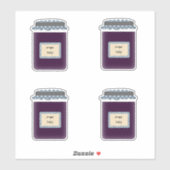 Transparante Stickers voor geleiproducten voor dru (Vel)