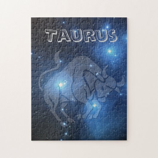 Transparante Taurus Legpuzzel (Verticaal)