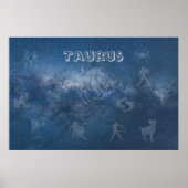 Transparante Taurus Poster (Voorkant)