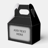 Transparante Tekstvak Favoriet Box Sjabloon Bedankdoosjes (Achterkant)