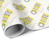 Transparante Vetgedrukte Blijde Wensen Voor De Nie Cadeaupapier (Rol Hoek)