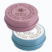 Transparante Waterdichte Appiary Lip Balm Label 1.