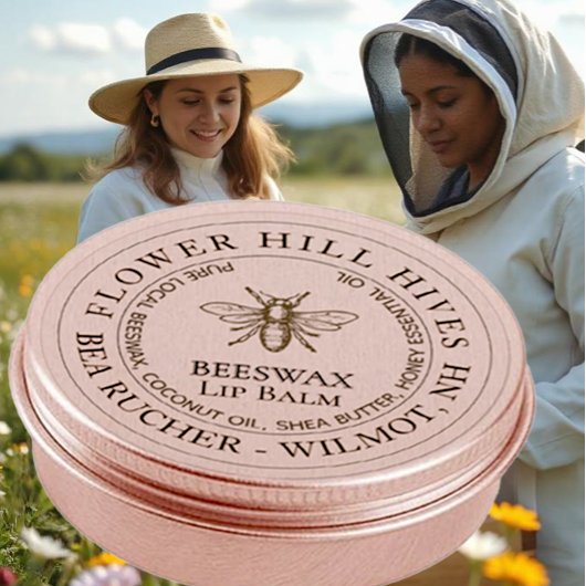 Transparante Waterdichte Appiary Lip Balm Label 1.