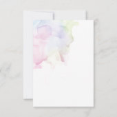 transparante zijde elegante Verander de datum Kaart (Achterkant)