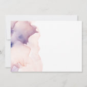 transparante zijde moderne foto Save the Date Kaart (Achterkant)