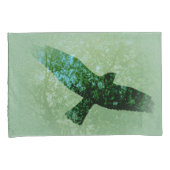 Transparante zwarte rode bomen Foto Kussensloop (Voorkant-Rechts)