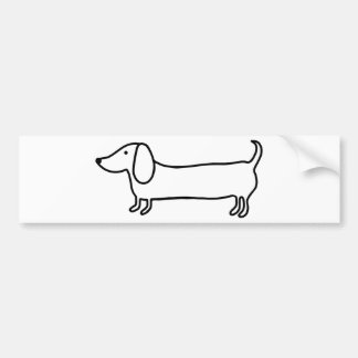 Transparante zwarte schildpadafbeelding bumpersticker