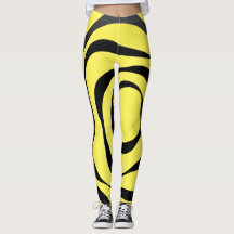 Transparante zwarte spiraal op gele achtergrond