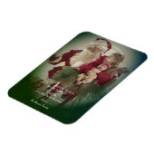 Transparantie-effect Merry-kerstfotoserie Magneet (Linkerzijde)