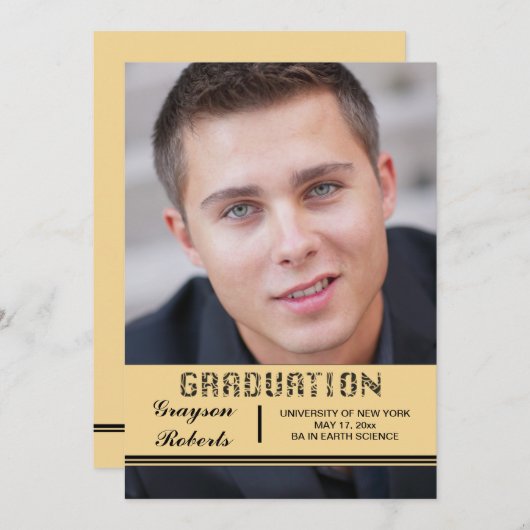 Transparantieverklaring afstuderen aankondiging (Voorkant / Achterkant)