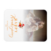 Transparency Happy Thanksgiving Family Foto Magneet (Horizontaal)